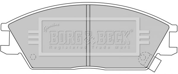 BORG & BECK Piduriklotsi komplekt,ketaspidur BBP1785